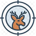 Hunt Deer Antler Icon