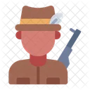 Hunter Avatar Man Icon