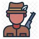 Hunter Avatar Man Icon