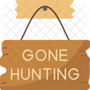 Hunting Sign Adventure Icon