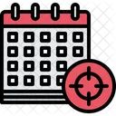 Hunting Date Target Date Date Icon