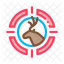 Deer Targeting Hunting Icon