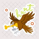 Hunting Eagle Eagle Eating Flying Eagle Icon