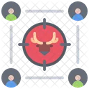 Hunting Group Hunting Team Deer Icon