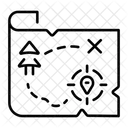 Hunting Map Location Adventure Icon