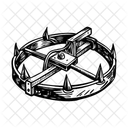 Hunting Trap Gripper Tool Icon