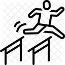 Hurde Laufer Sprinter Symbol