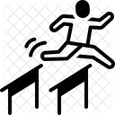 Hurde Laufer Sprinter Symbol