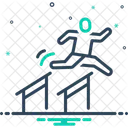Hurdle Runner Sprinter Icon