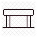 Hurdle Barrier Fence Icon