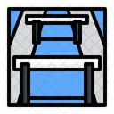 Hurdles Race Athlete Icon
