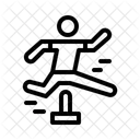 Hurdles Athletics Obstacle Icon