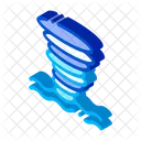 Tornado Water Storm Icon