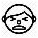 Boy Face Hurt Icon