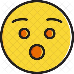 Hushed face Emoji Icon