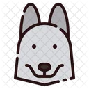 Husky Hund  Symbol