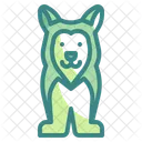 Husky Haustier Tiere Symbol