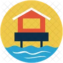 Hut Over Water Icon