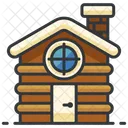 Hut Wooden Cabin Icon