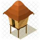 Small Hut Isometric Icon