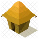 Hut Isometric Icon