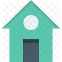 Hutte Haus Villa Symbol