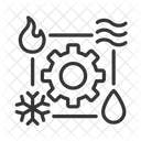 Hvac System Climate Control Indoor Air Quality Symbol