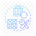 Hvac Service Heating Ventilation Symbol