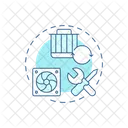 Hvac Service Heating Ventilation Symbol