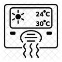 HVAC Mitarbeiter Techniker Mechaniker Symbol