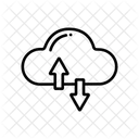 Hybrid Cloud Hybrid Cloud Icon
