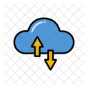 Hybrid Cloud Hybrid Cloud Icon