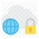 Hybrid Cloud Cloud Security Cloud Lock Icon