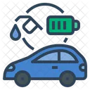 Hybrid Electric Vehicle Hev Car Icon