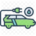 Hybrid Car Plug Icon