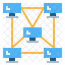 Hybrid Network  Icon