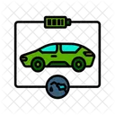 Hybridauto Fahrzeug Energie Symbol