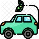 Hybridauto Hybridauto Elektrofahrzeug Symbol