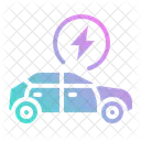 Hybridauto Elektroauto Ladeauto Symbol