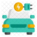 Hybridfahrzeug Hybrid Elektrofahrzeug Hybridauto Icon