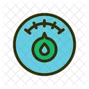 Hydration Water Health Icon