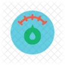 Hydration Water Health Icon