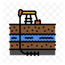Hydraulic Fracturing Oil Icon