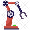 Hydraulic Arm Robot Technology Industrial Arm Icon