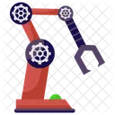 Hydraulic Arm Robot Technology Industrial Arm Icon