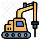 Hydraulic Breaker  Icon