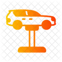 Hydraulisches Auto Symbol