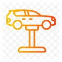 Hydraulisches Auto Symbol