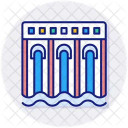 Hydro electricity  Icon