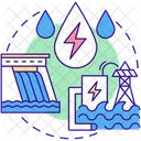 Hydro Energy Icon